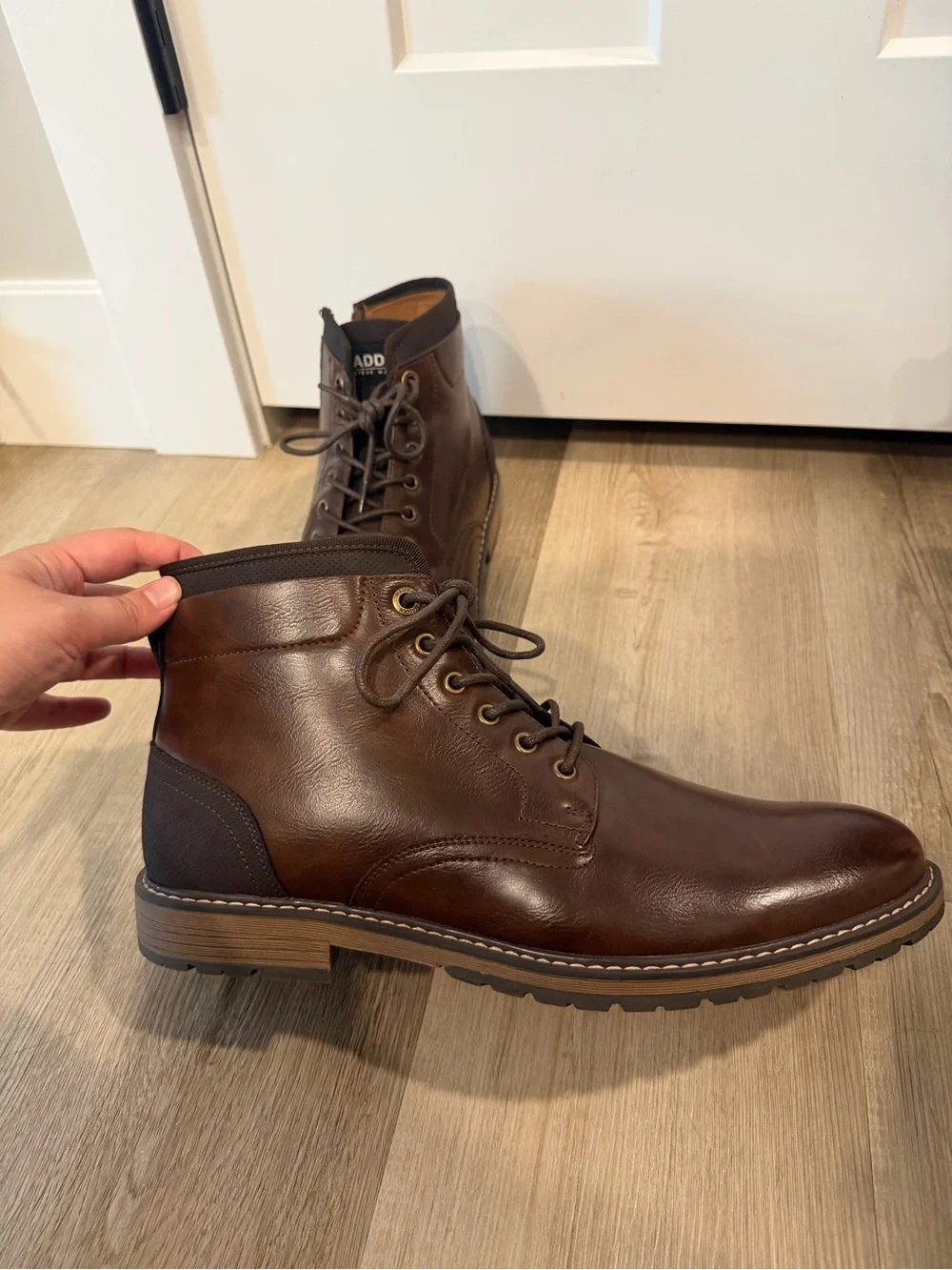 Steve Madden Men's Brown Leather Chukka Boots Size 13